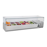 221046 - Refrigerated Pizza Display - 51L 5xGN1/3+1xGN1/2 (VRX1500/380)