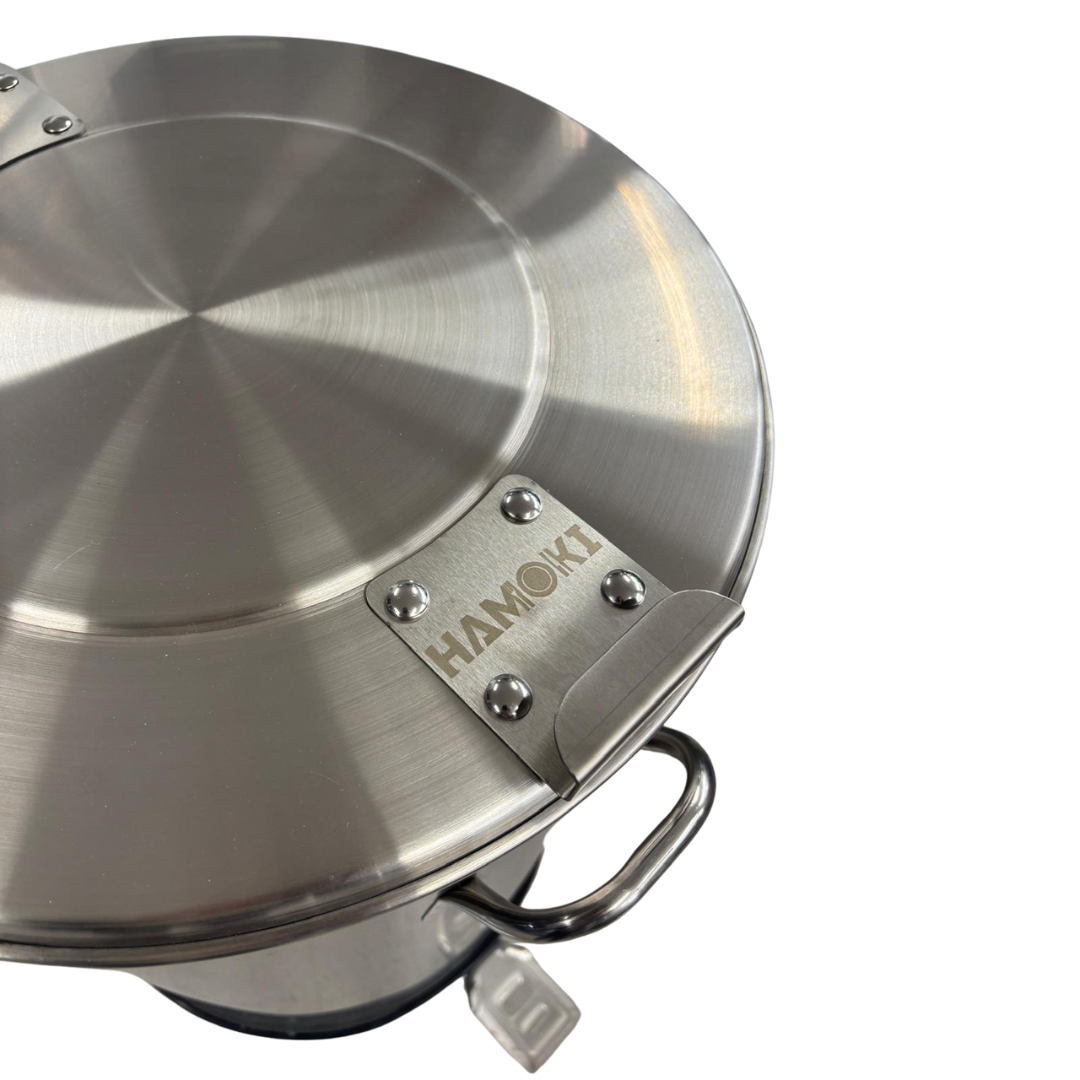 231050 - Commercial Round Waste Bin 100L with 2 Castors and Foot Pedal (buy 1, get 1 FREE!)