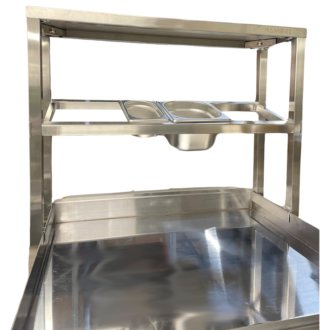 231057 - Garnish Rail for Charbroiler & Griddle 1200mm Wide