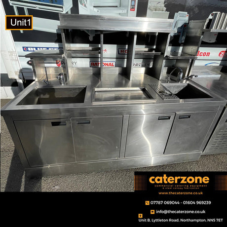 Commercial Stainless Steel Cocktail Bar Units – 2 Available – USED – image 3