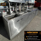 Commercial Stainless Steel Cocktail Bar Units – 2 Available – USED