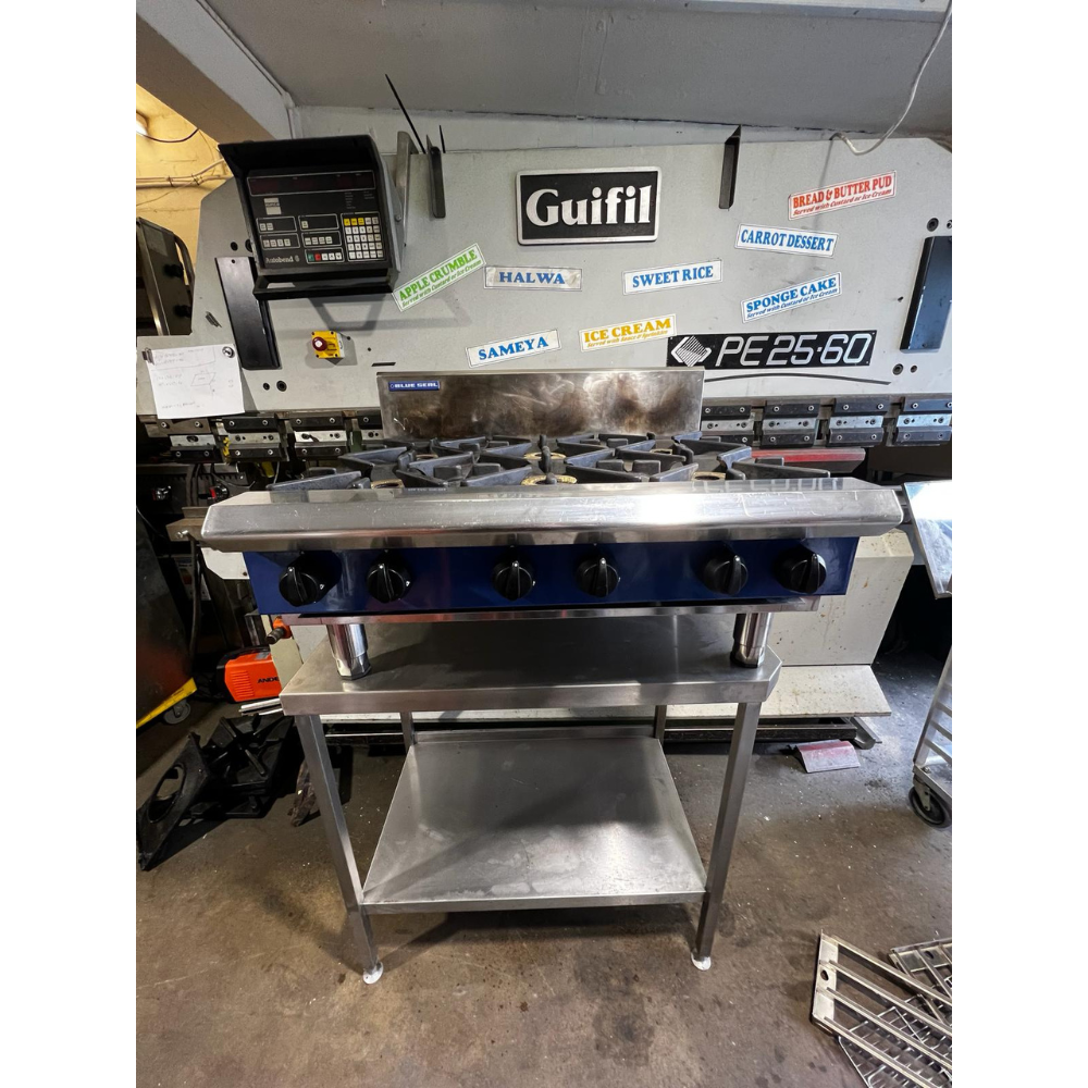 Blue Seal 6 Burner Gas Cooktop Refurbished