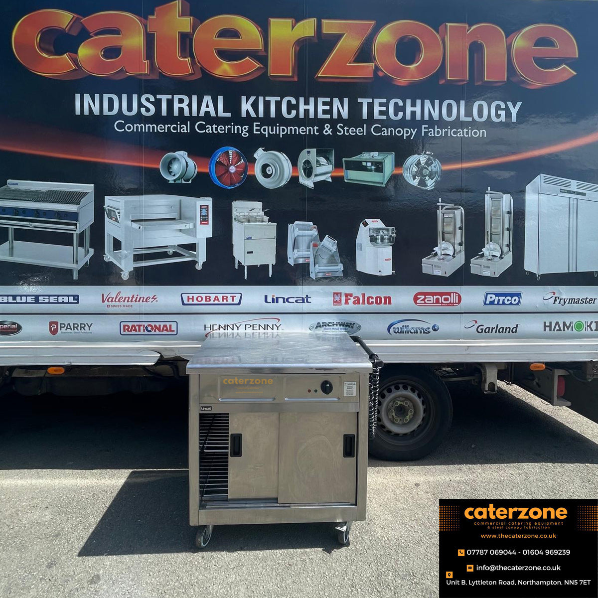 Lincat Mobile Hot Cupboard, Model- GM2 -REFURBISHED