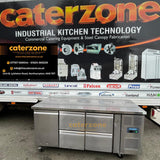 Polar U-Series Counter Fridge 4 Drawers & 1 Door-REFURBISHED