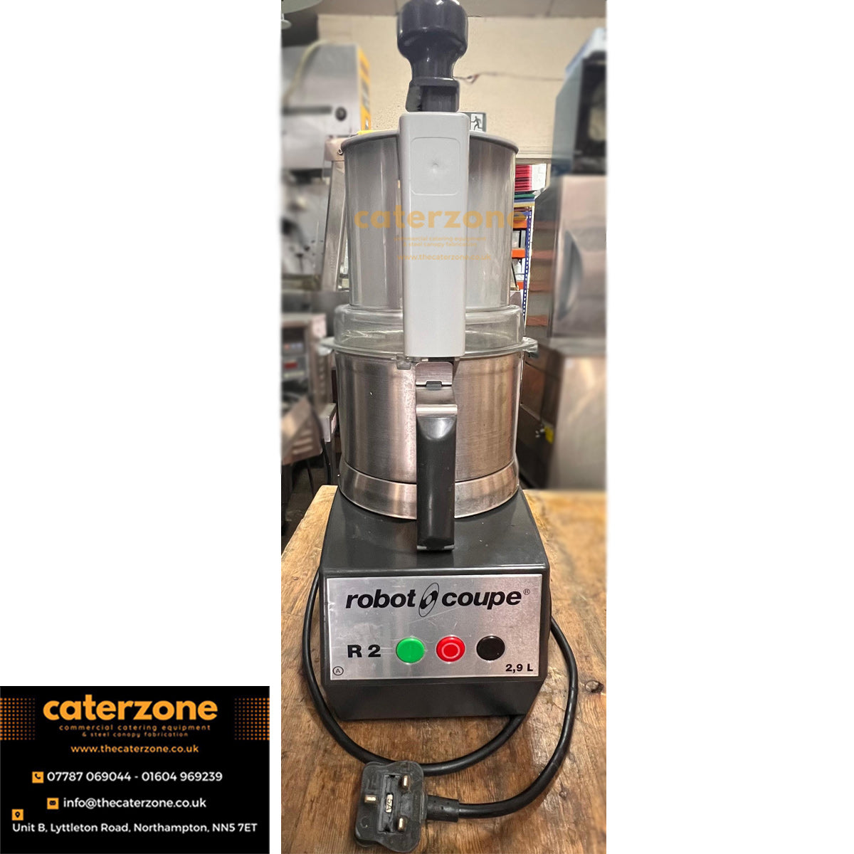 Robot Coupe R2 Cutter Mixer vegetable cutter– Fitted with Feed Tube Attachment-REFURBISHED