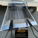 Lincat 3 phase single tank double basket fryer -REFURBISHED