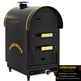 Commercial Gas Jacket Potato Oven Manual Controls - 4.9kW - 500x950x700mm - with 2 drawers-NEW