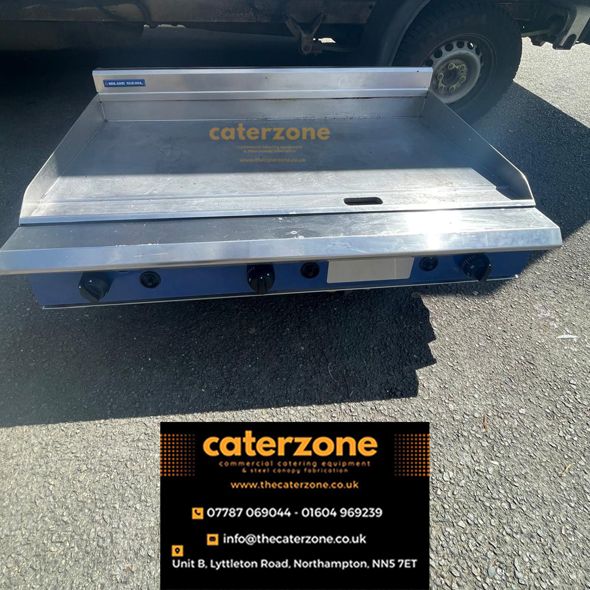 Blue Seal Gas griddle 120 cm 3 burner-Refurbished