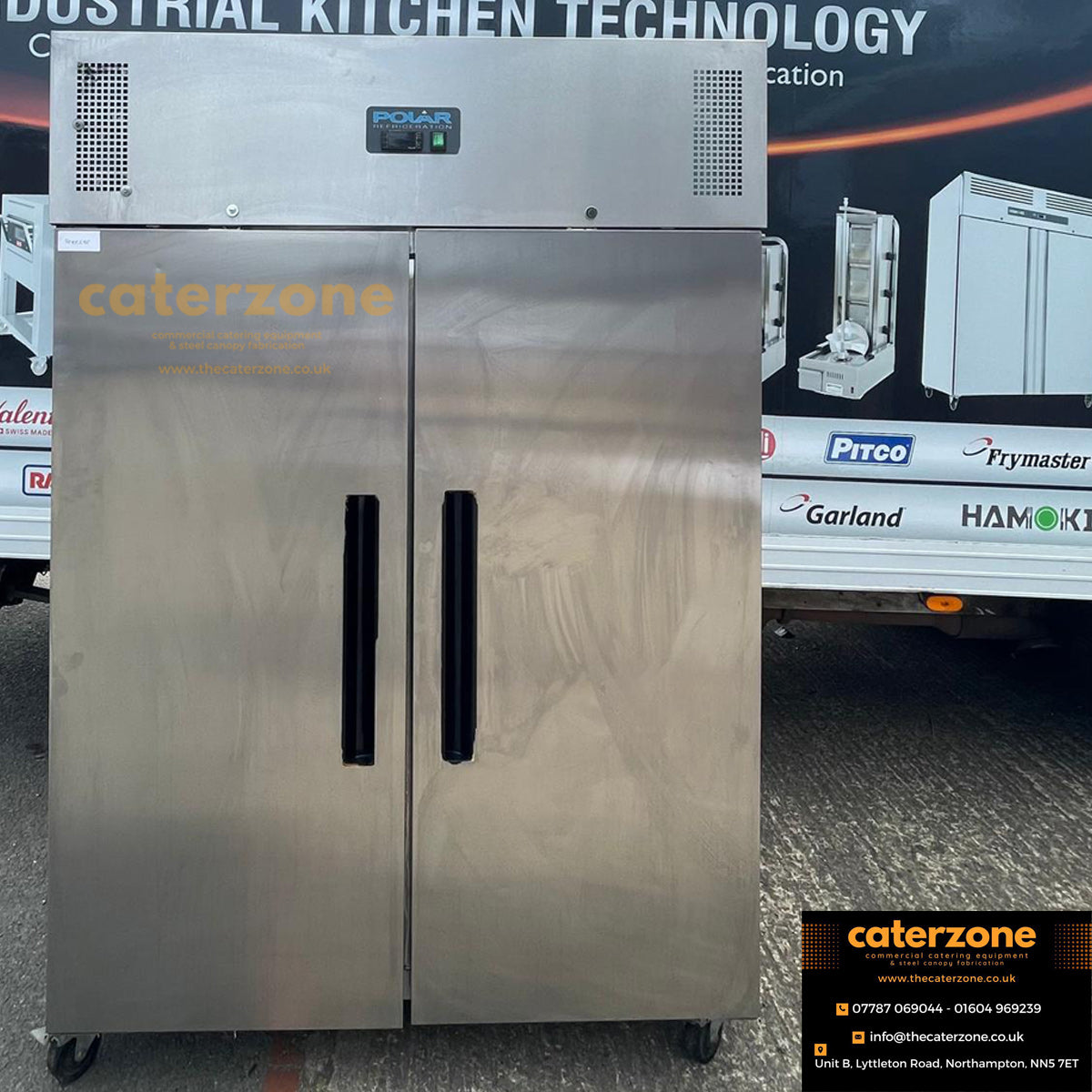 Polar G595 Two Door Upright Freezer-REFURBISHED