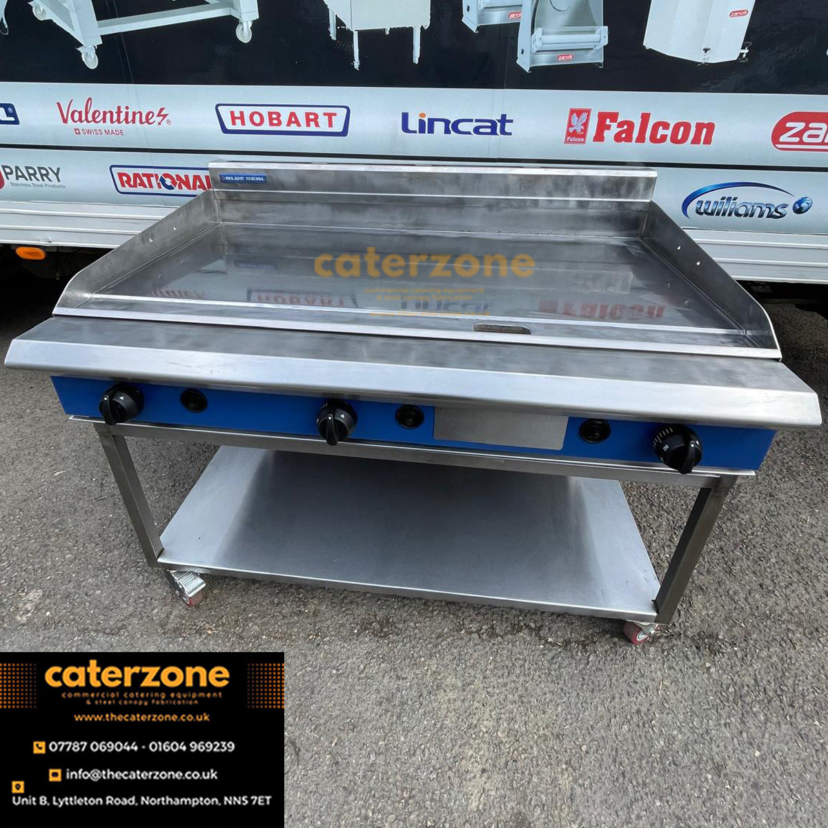 Blue Seal Gas Griddle 120 cm Chrome top - Refurbished