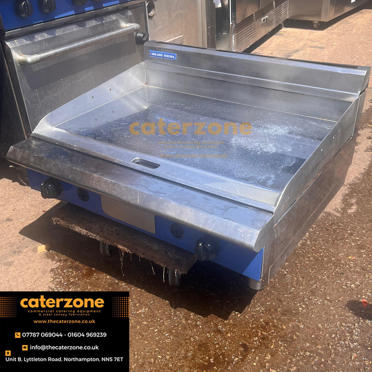 Blue Seal Gas Griddle 90cm Chrome top - Refurbished
