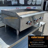 Hamoki Gas Countertop Griddle - Triple Control-Refurbished