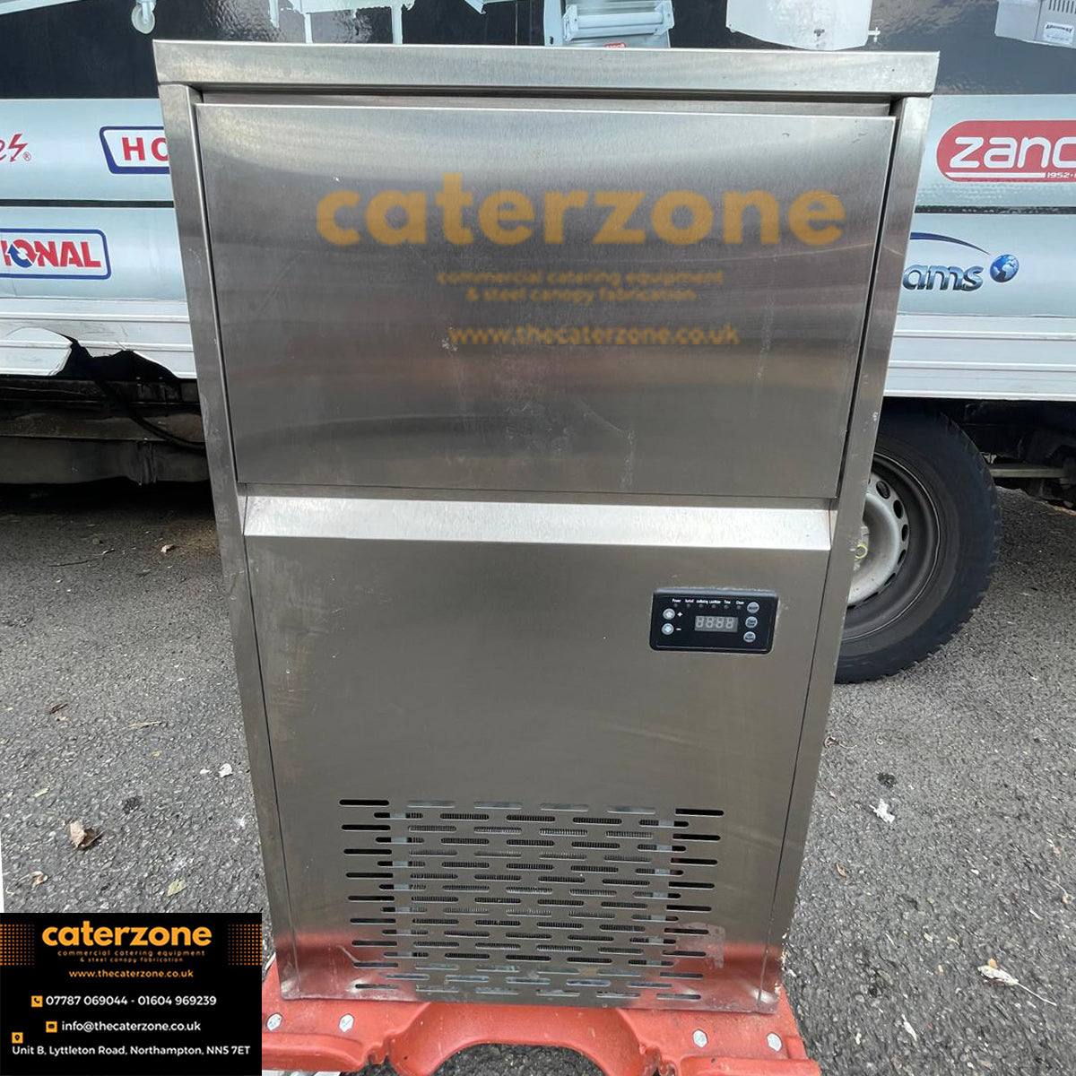 Empire Commercial Under Counter Ice Maker Machine 80kg Output / 30kg Storage - EMP-IM80-REFURBISHED