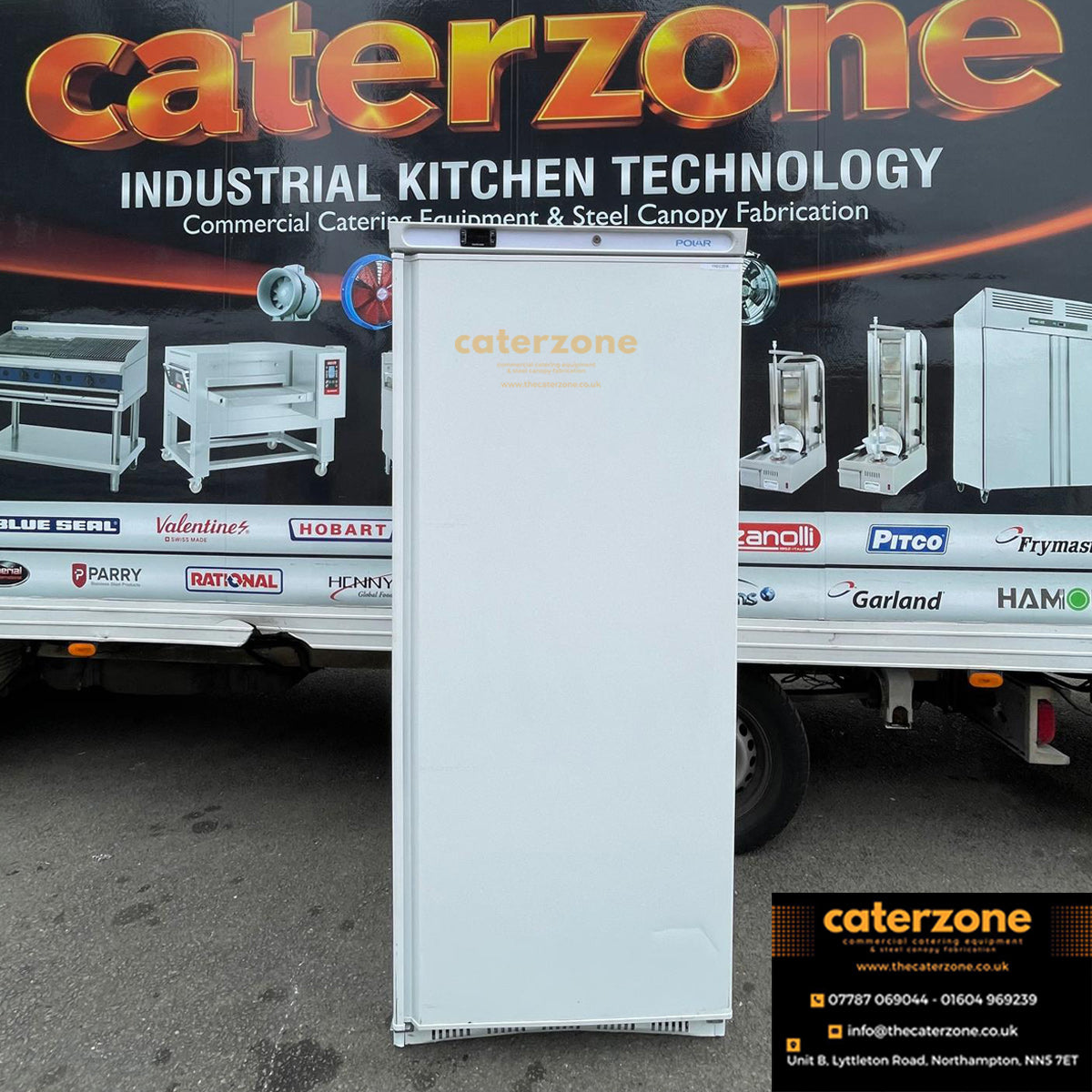 Polar C-Series Upright Freezer White 600Ltr-B GRADE
