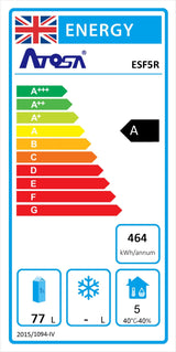 Atosa ESF5R Single Wide Door Space Saving Counter Fridge