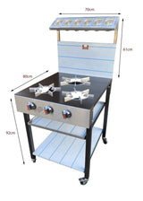 3 Burner Commercial Gas Cooker