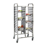 301008 - Racking Trolley 15 Tier Double Row for GN1/1 (30 Shelves)