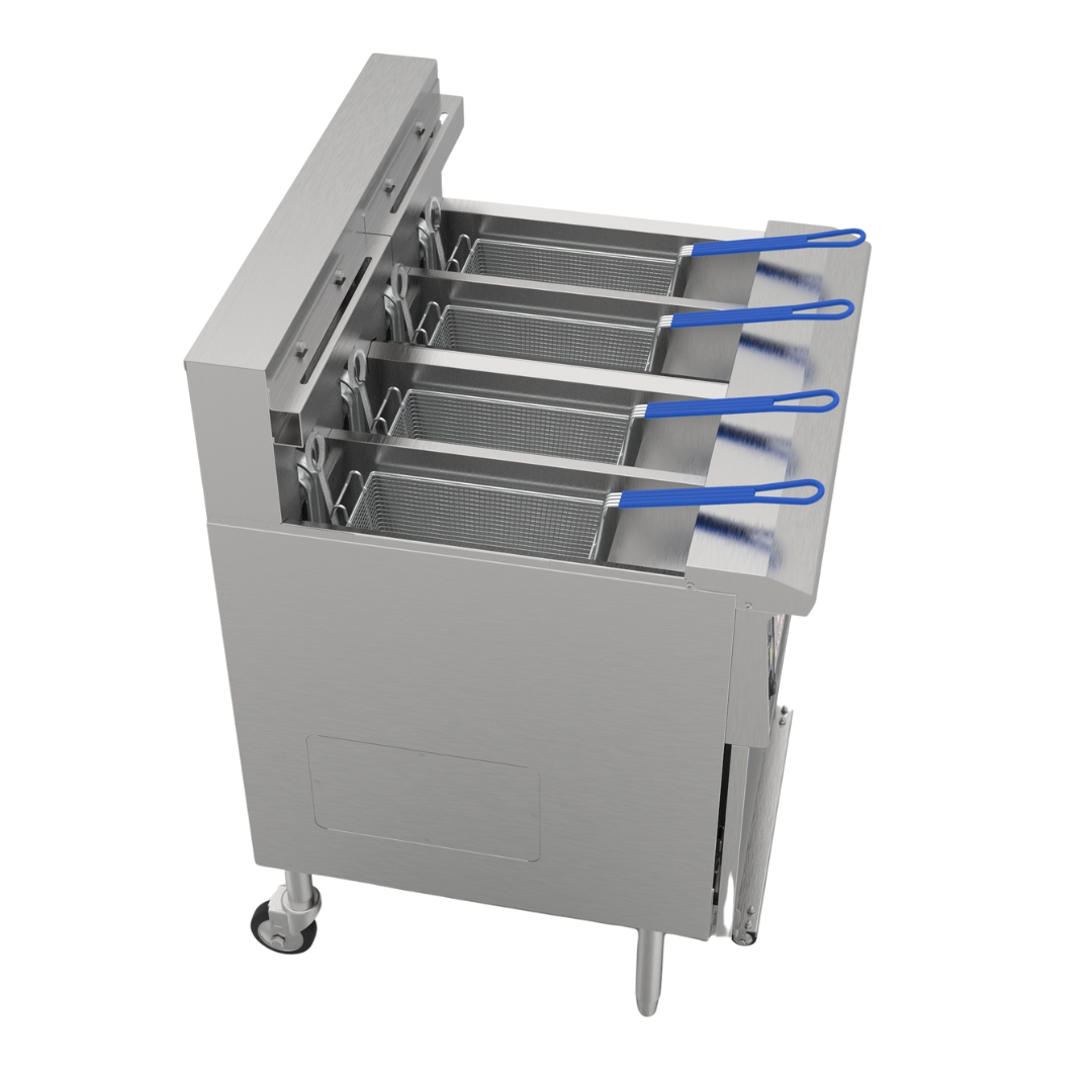 341007 - Freestanding Electric Open Fryer 4 x 13L