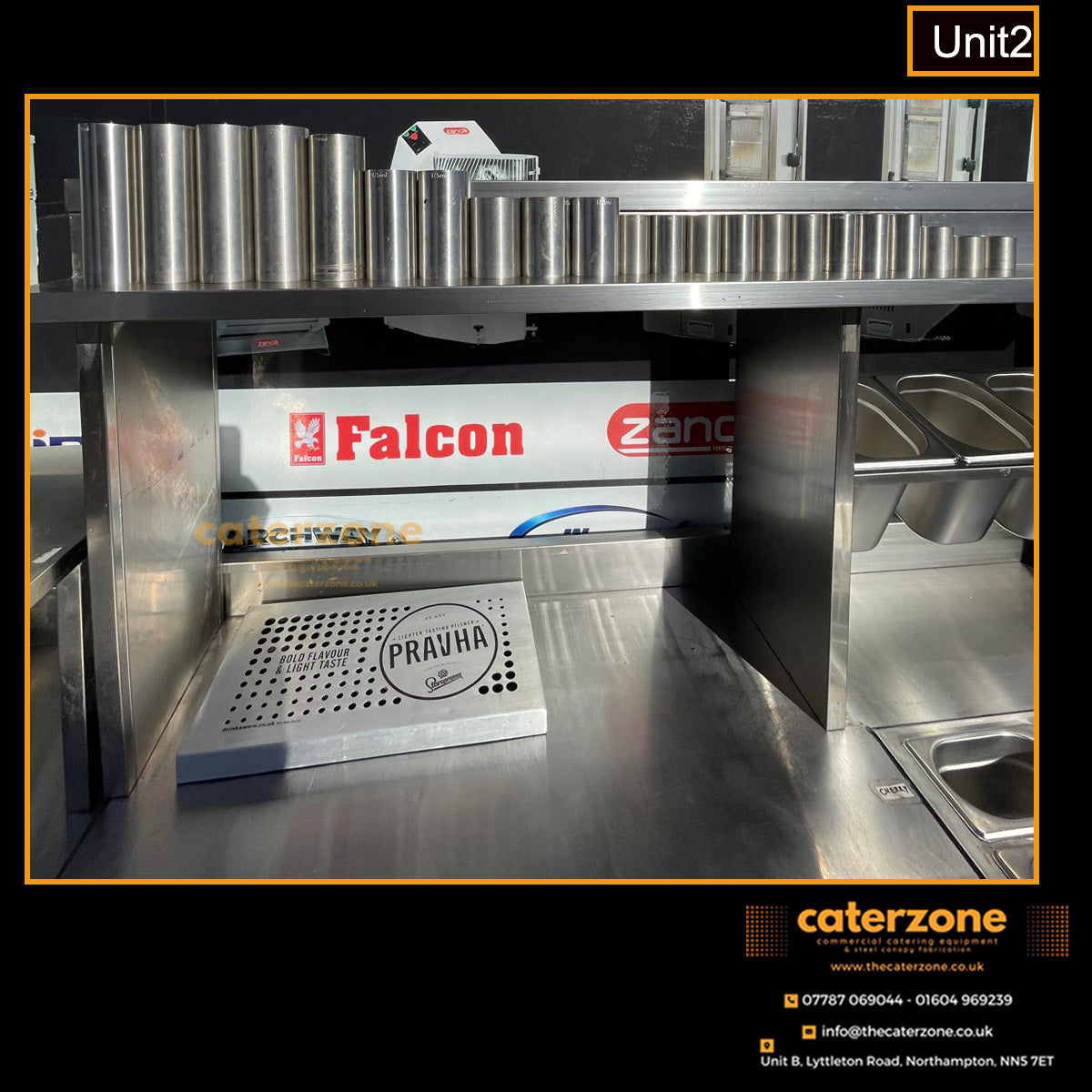 Commercial Stainless Steel Cocktail Bar Units – 2 Available – USED