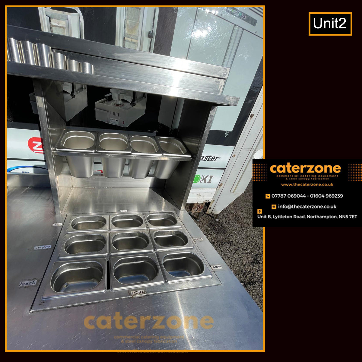 Commercial Stainless Steel Cocktail Bar Units – 2 Available – USED