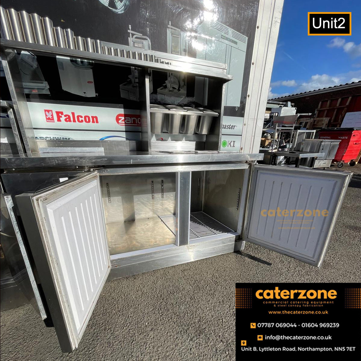 Commercial Stainless Steel Cocktail Bar Units – 2 Available – USED