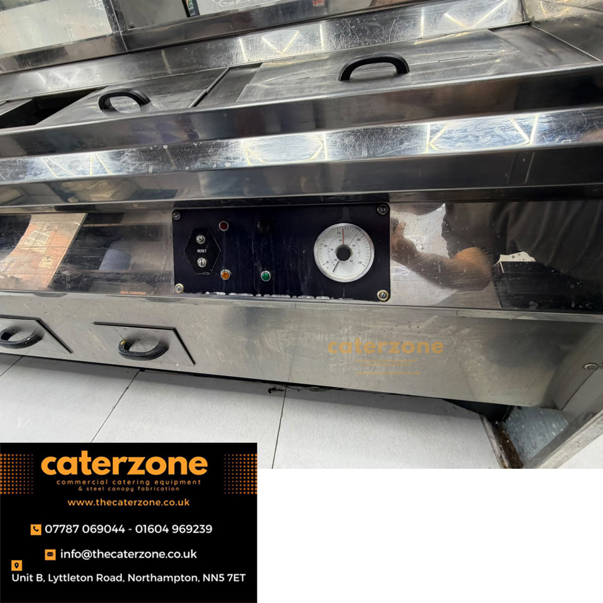 Fish and Chips frying range with matching till desk-Refurbished