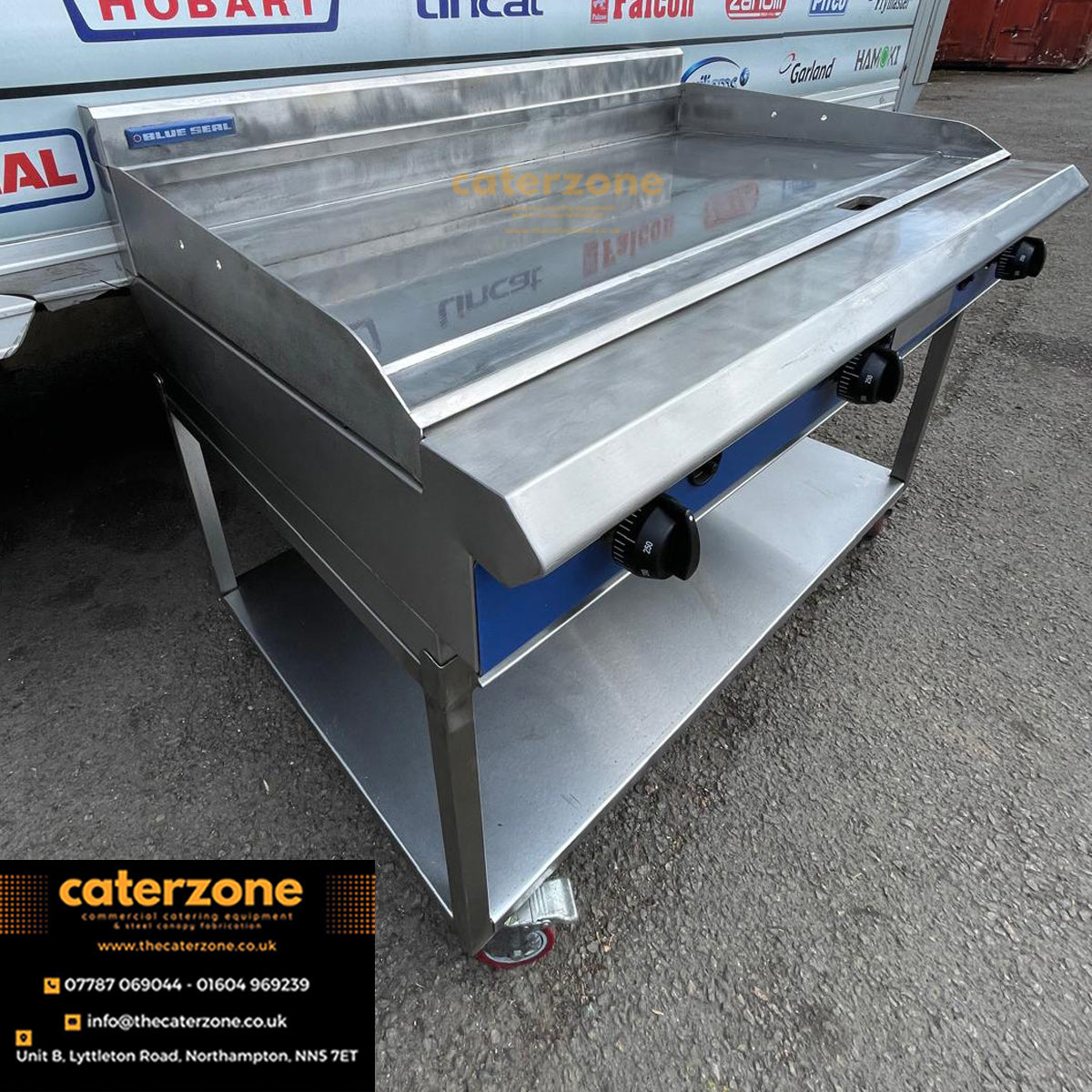 Blue Seal Gas Griddle 120 cm Chrome top - Refurbished