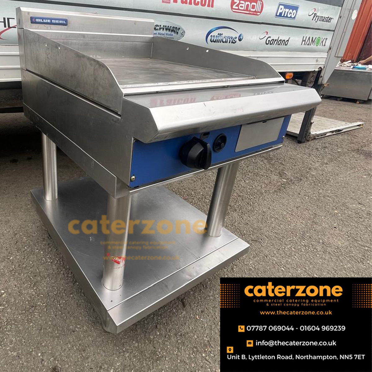 Blue Seal Evolution Griddle with Leg Stand Nat Gas 600mm-REFURBISHED