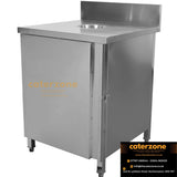 Commercial Waste Bin Cabinet Stainless Steel-NEW