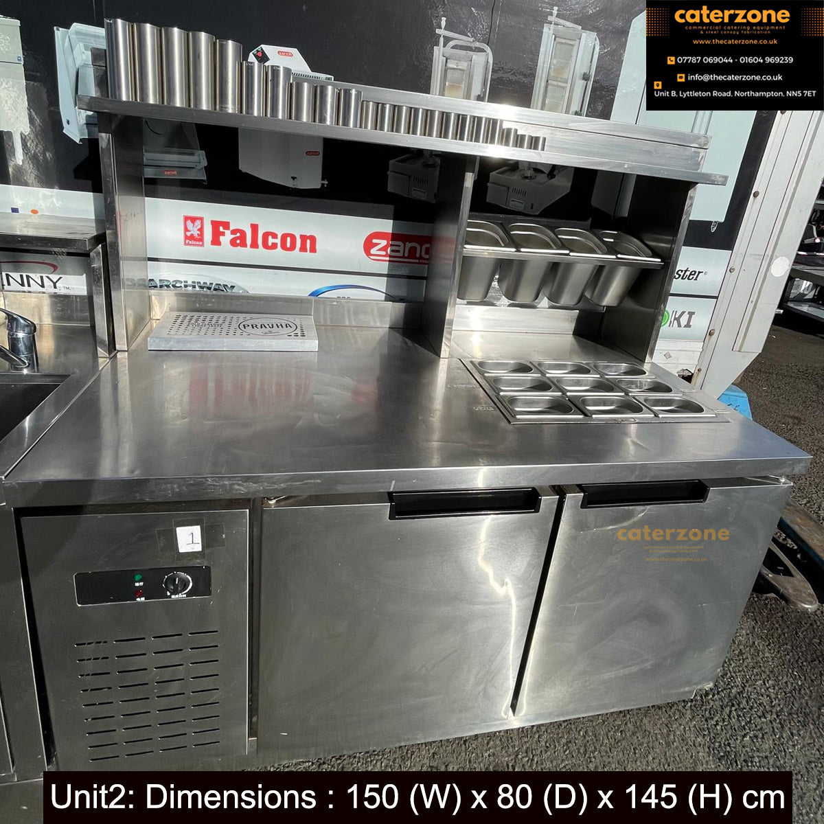 Commercial Stainless Steel Cocktail Bar Units – 2 Available – USED