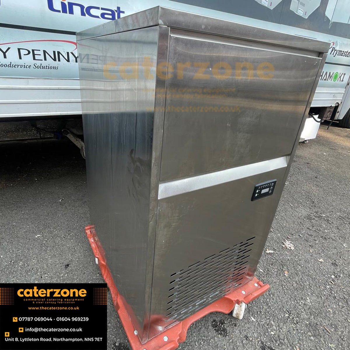 Empire Commercial Under Counter Ice Maker Machine 80kg Output / 30kg Storage - EMP-IM80-REFURBISHED