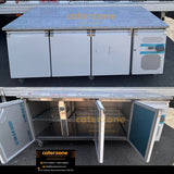 Mangal Refrigerated Counter with Marble top 3 doors Depth 800mm