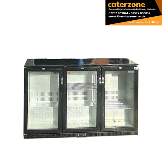 Polar Back Bar Cooler with Hinged Doors 330Ltr (2) - Refurbished