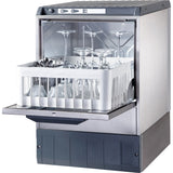 Commercial Glasswasher 1000 1200 Glasses/Hour 400mm Basket Gravity Drain 13 A | Omniwash 4000 Bt