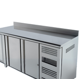 W-221066 - 4 Door Freezer Counter with Backsplash - 467 L (SNACK4200BT)