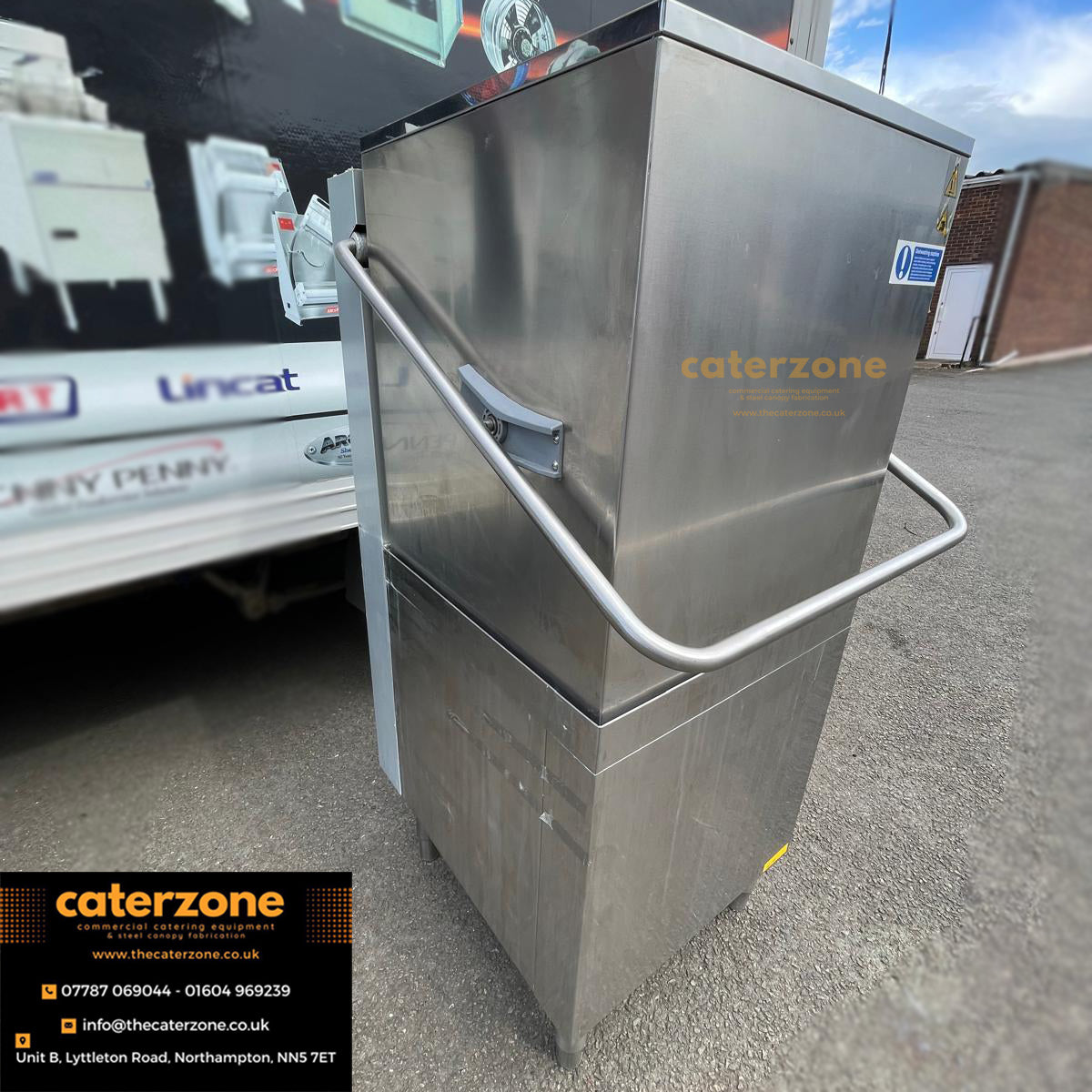 Electrolux EHT8WSG Passthrough Dishwasher 500mm Basket With Drain Pump & Softener-Refurbished