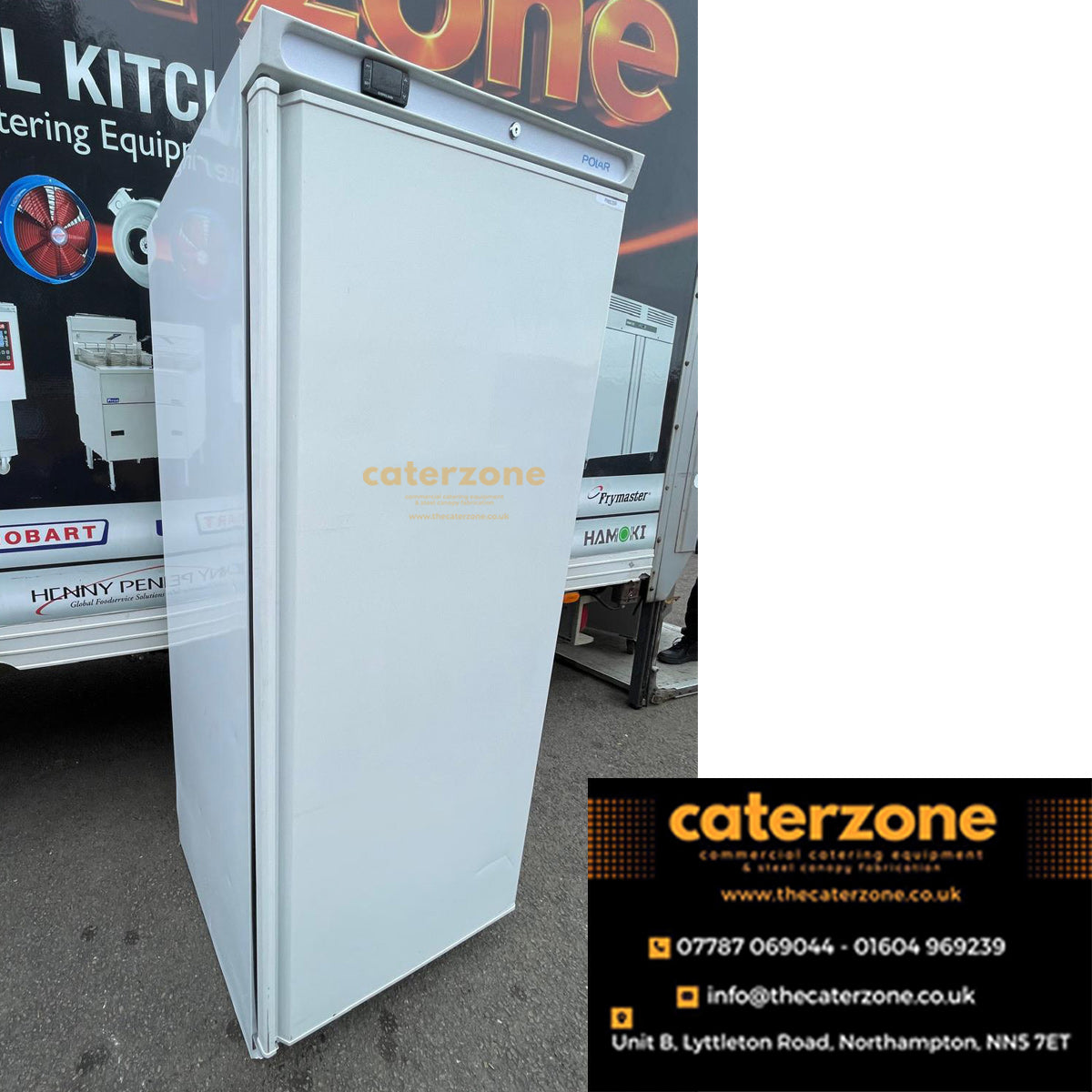 Polar C-Series Upright Freezer White 600Ltr-B GRADE