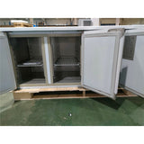 W-221012 - 3 Door Refrigerated Counter with Backsplash - 418L (GN3200TN)