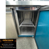 4 Door Refrigerated Prep Counter Fridge with castors -Refurbished