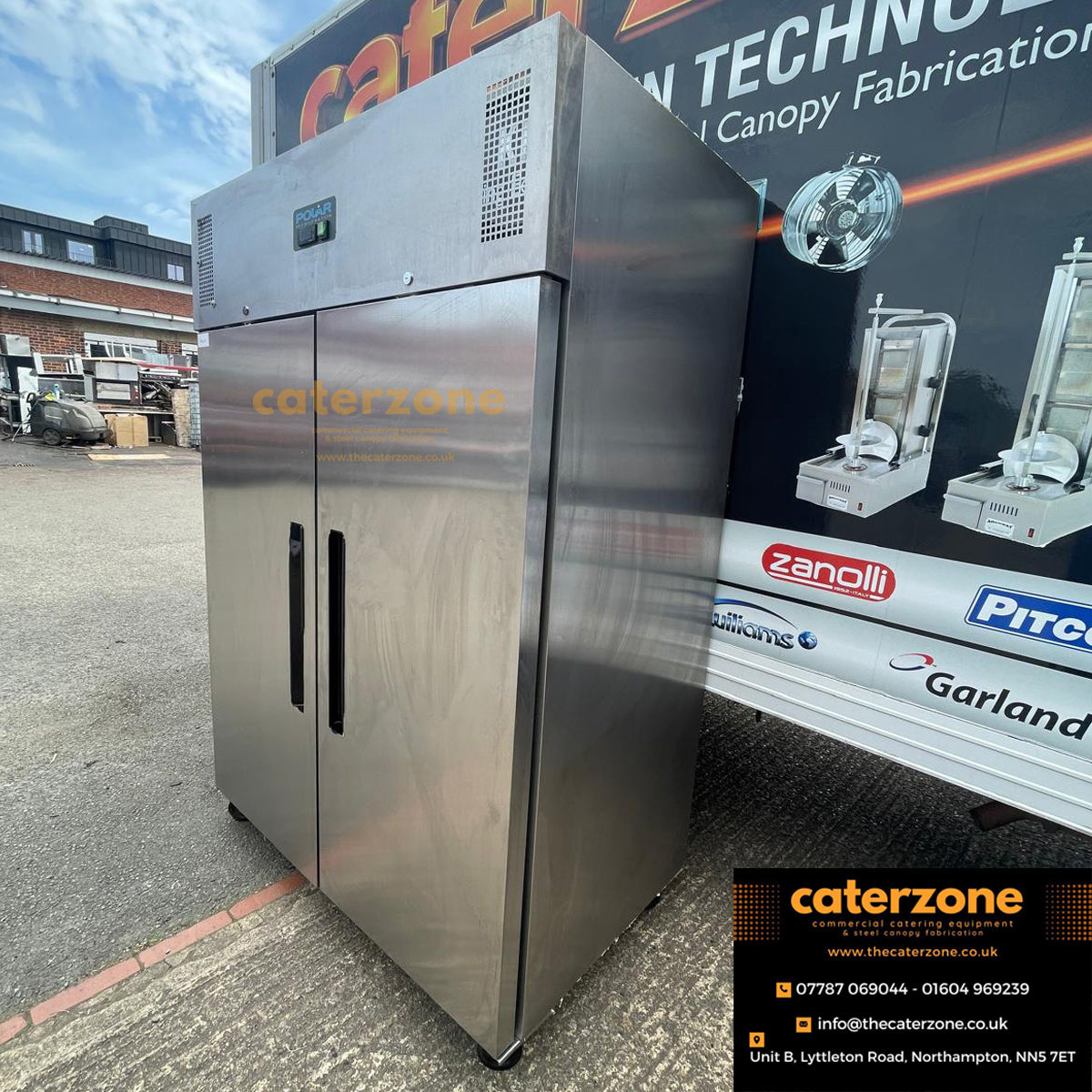 Polar G595 Two Door Upright Freezer-REFURBISHED