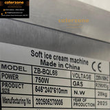 Ice Cream Machine, 8kg/h Output, Countertop Soft Serve Ice Cream Maker-NEW
