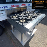 Blue Seal Evolution Cooktop 6 Open Burners Nat Gas on Stand 900mm-Refurbished