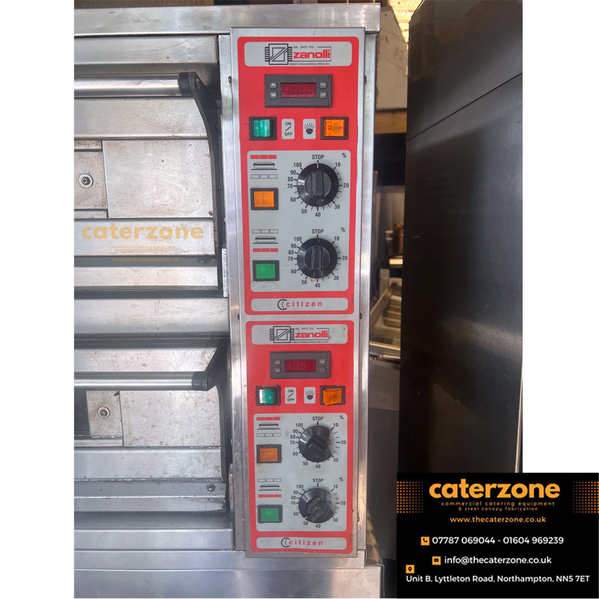Zanolli Citizen 9 Double Deck Electric Pizza Oven with Prover-Refurbished