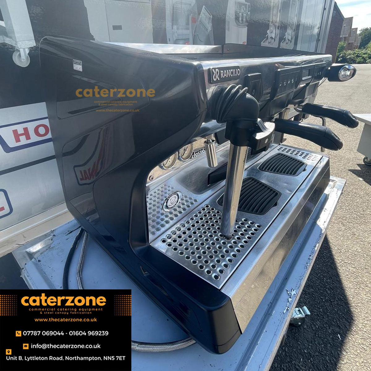 Rancilio Classe 7 Italian Espresso Coffee Machine Tall USB 2 Gr -Refurbished