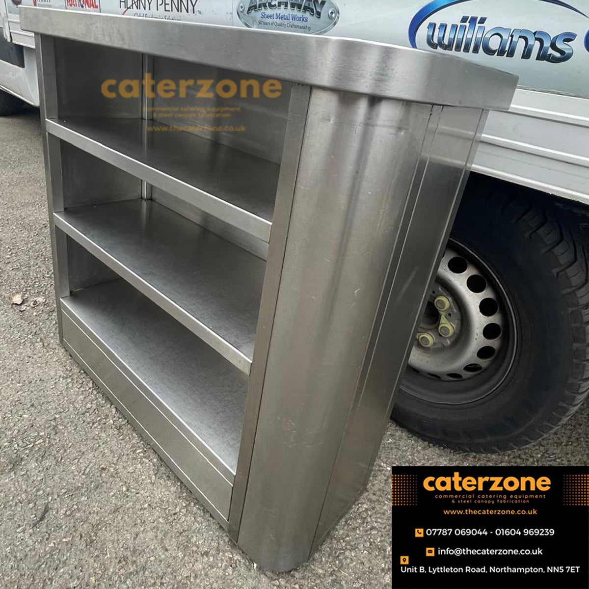 Commercial Stainless Steel Cabinet&Side table- USED