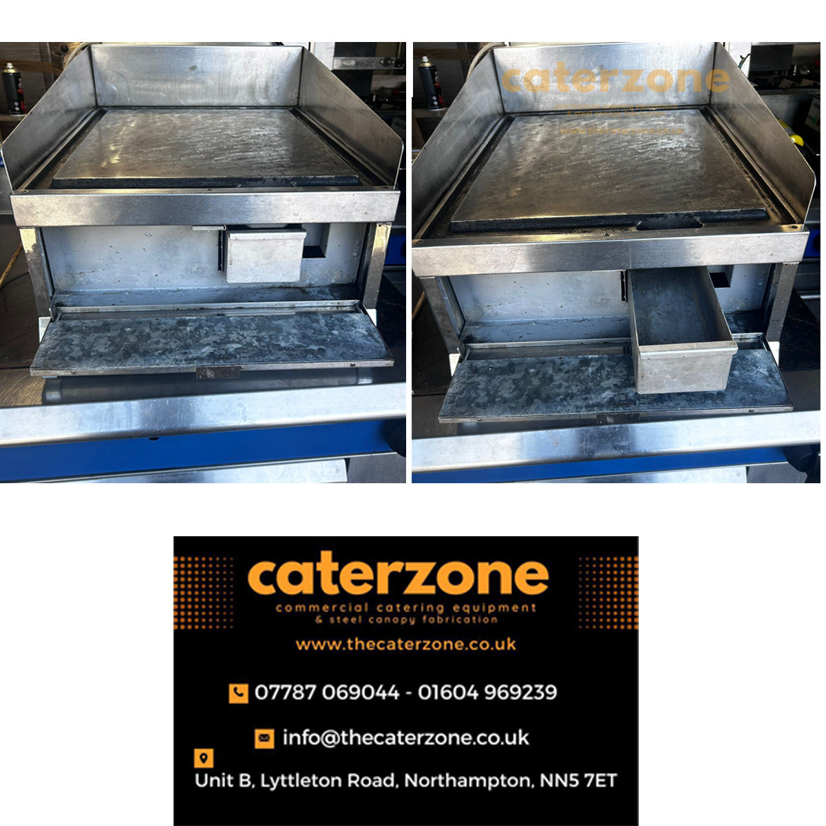 Moorwood Electric Griddle with cabinet base -Refurbished