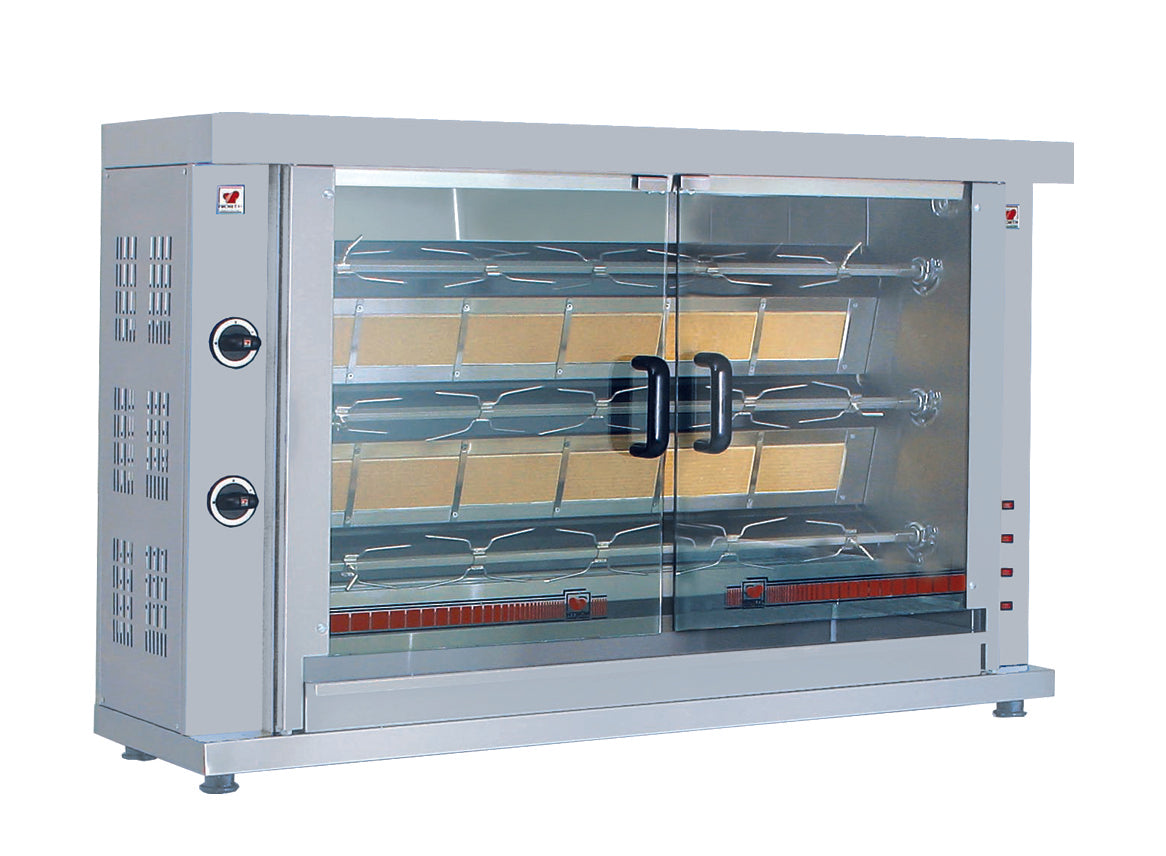 Commercial Gas Chicken Rotisserie with 3 Spits by Combisteel - Model 7472.0025