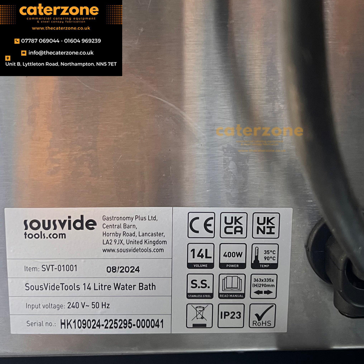 Sous Vide Tools Compact 14Ltr Water Bath SVT-01001-REFURBISHED