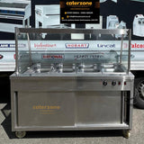 Bain Marie / Heat Display / Hot Cupboard  with 4 x 1/1 GN & Castors-Refurbished