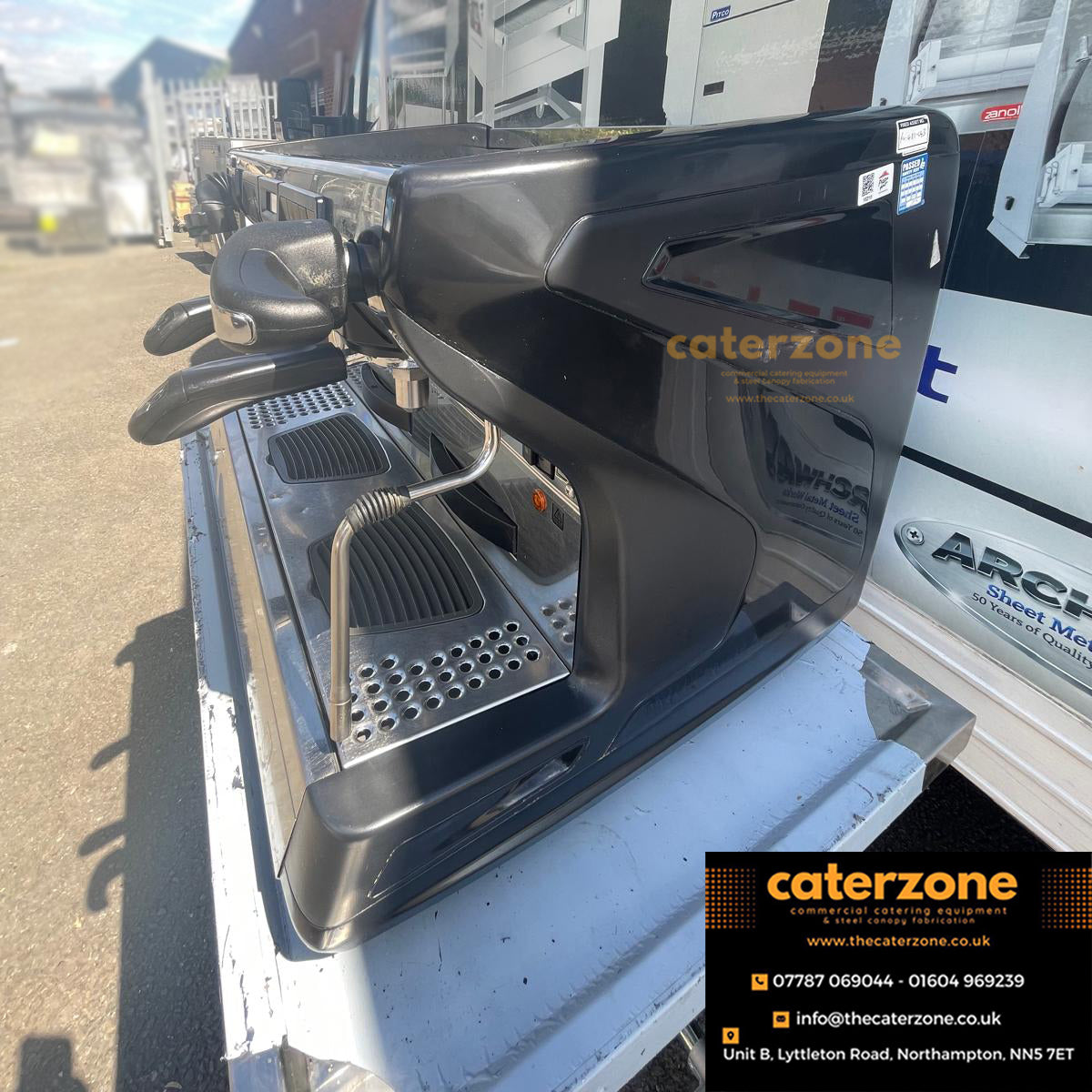 Rancilio Classe 7 Italian Espresso Coffee Machine Tall USB 2 Gr -Refurbished
